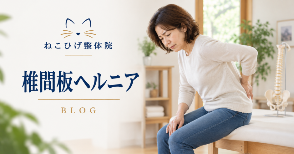 ねこひげ整体院 椎間板ヘルニアブログ