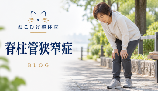 脊柱管狭窄症で歩くと痛い・休むと楽になるのはなぜ？｜歩ける距離を保つために大切なこと